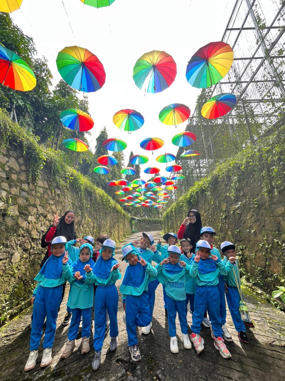 The Joy of Learning from Nature: Kindergarten B1's Adventure at Sukorambi Botanical Garden