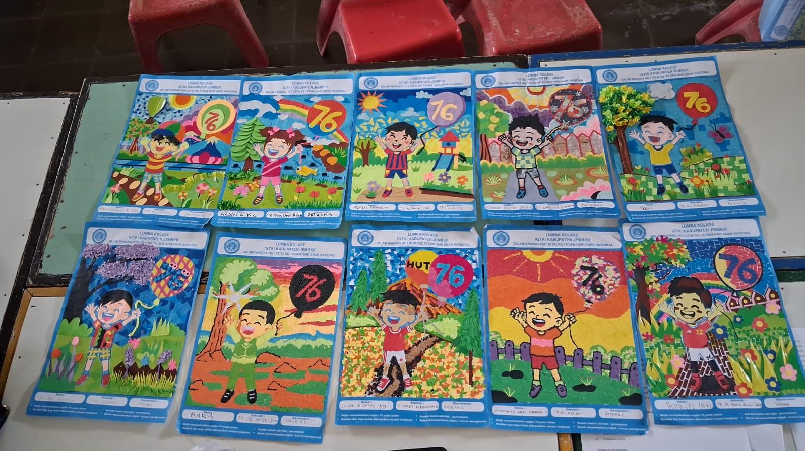 Bangga! Peserta didik TK Ar-Roudhoh Raih Juara Terbaik 5 Tingkat Kabupaten Lomba Kolase Hari Anak Nasional 2026