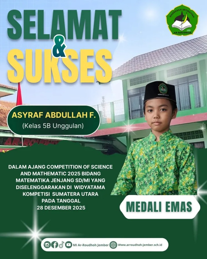 Asyraf Abdullah Raih Medali Emas dalam Ajang COSMIC