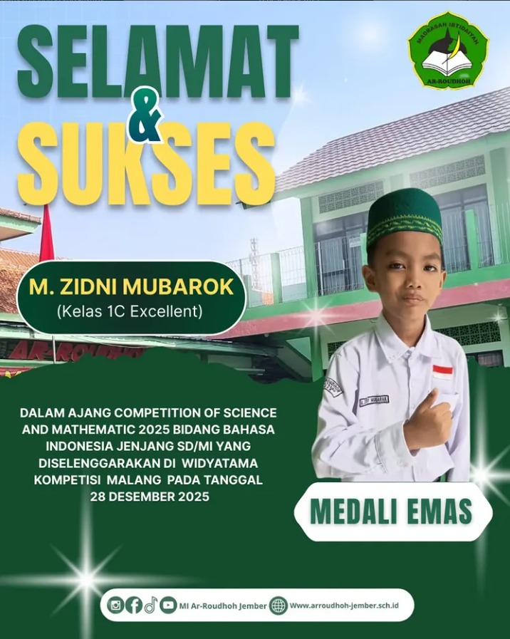 M. Zidni Mubarok Raih Medali Emas dalam Ajang COSMIC