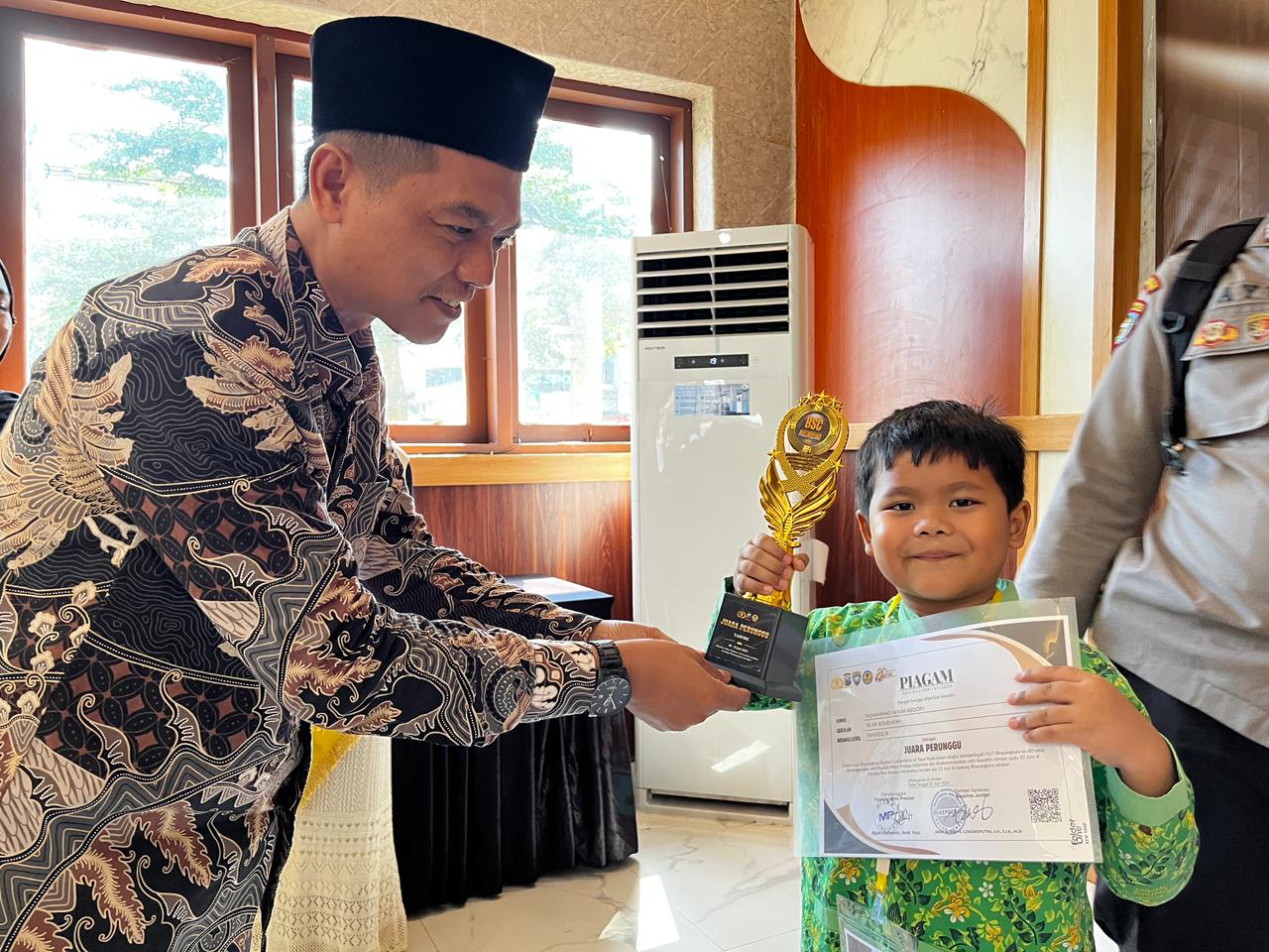 Juara Perunggu pada Lomba Tahfidz dalam Ajang Bhayangkara Student Competition